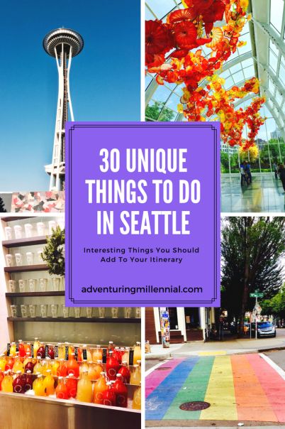 Looking for something different to do in the Emerald City? Check out these 30 Unique Things to do in Seattle! #seattle #visitseattle Washington Things To Do, Seattle Travel Guide, Seattle Vacation, Things To Do In Seattle, Pacific Northwest Travel, Washington State Travel, Seattle Trip, Visit Seattle, Seattle Travel