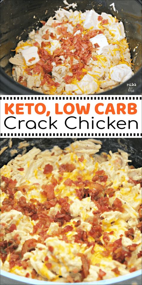 Crock Chicken, Desayuno Keto, Crock Pot Recipes, Diner Recept, Low Carb Diets, Recetas Keto, Ketogenic Diet Meal Plan, Keto Diet Food List, Makanan Diet