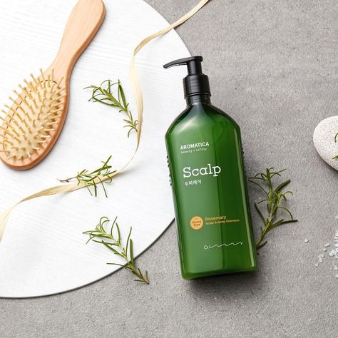 Aromatica | Rosemary Scalp Scaling Shampoo Scalp Scaling, Aromatica Rosemary, Reels Ideas, Beauty Content, Sustainable Beauty, Design Packaging, Beauty And Lifestyle, Hair Shampoo, Skin Care Tools