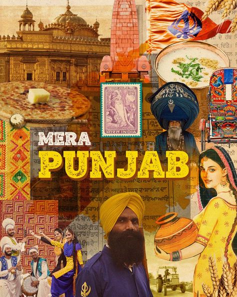 ['#craftgraphics', '#crafts', '#diy', '#handmade', '#art', '#design', '#creative', '#homemade', '#crafting', '#project'] Punjabi Culture Aesthetic, Punjab Illustration, Punjabi Illustration, Atla Poster, Punjabi Aesthetic Wallpaper, Punjab Aesthetic, Punjab Food, Punjab Art, Culture Of Punjab