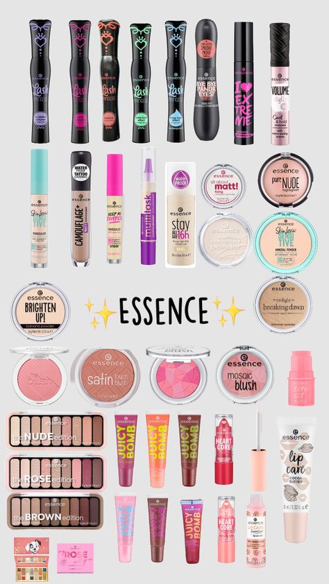 #essence Best Essence Products, Essence Makeup, Simple Makeup Tips, Makeup List, Makeup Help, Makeup Guide, Makeup To Buy, Makeup Concealer, Drugstore Makeup