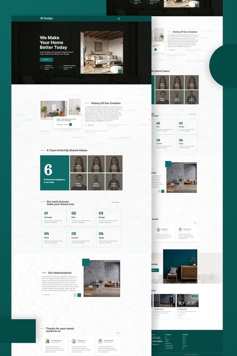 This is a Home Furniture website landing page design. Interior Website Design, Marketing Agency Design, Digital Agency Website Design, Business Website Design Inspiration, Interior Website, Creative Landing Page Design, Home Page Design, Creative Landing Page, Website Landing Page Design