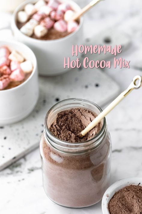 Powdered Coffee Creamer Recipe, Cocoa Mix Recipe, Hot Cocoa Mix Recipe, Powder Coffee Creamer, Cocoa Powder Recipes, Hot Chocolate Mix Recipe, Homemade Hot Chocolate Mix, Coffee Creamer Recipe, Diy Hot Cocoa