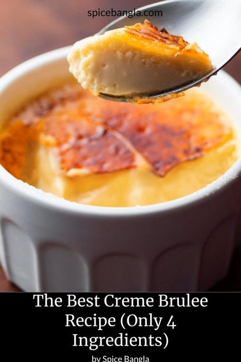 The Best Creme Brulee, The Best Creme Brulee Recipe, Best Creme Brulee Recipe French, Creambrule Recipes, How To Make Cream Brulee, Creme Brulee Recipe Videos, Flan Creme Brulee, Best Christmas Recipes Desserts, Easy Cream Brulee Recipe