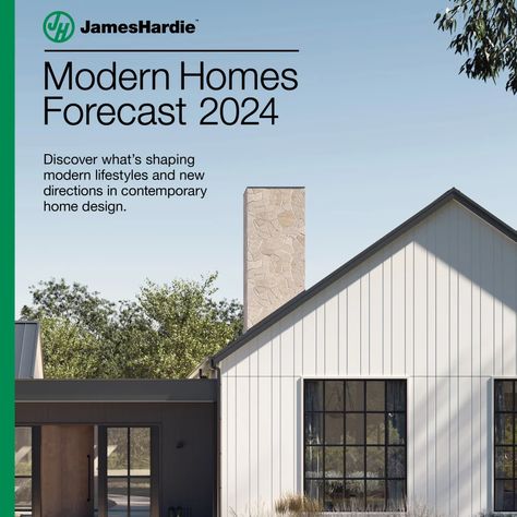 James Hardie Launches Modern Homes Forecast 2024 James Hardie Cladding Australia, Living In Australia, James Hardie Siding, Exterior Finishes, Hardie Siding, James Hardie, Board And Batten Siding, Modern Farmhouse Exterior, Farmhouse Exterior