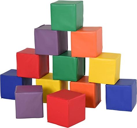 Foam Building Blocks, Blocks For Toddlers, Soft Play Equipment, Learning Toys For Toddlers, Kids Blocks, Stacking Blocks, Foam Blocks, Soft Play, Learning And Development