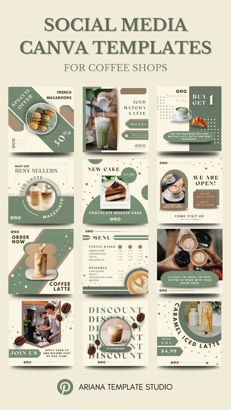 Social Media |  #socialmedia, #socialmedia_template Coffee Ideas Instagram, Canva Social Media Post Ideas, Online Coffee Business, Coffee Shop Social Media Design, Elegant Social Media Post Design, Instagram Business Post Ideas, This Or That Social Media Post, Discount Social Media Design, Cafe Instagram Post