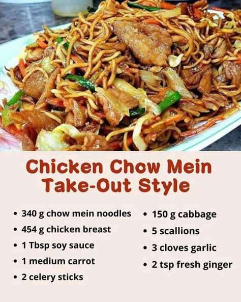 Recipes Tips | Chicken Chow Mein Take-Out Style  | Facebook Instant Pot Duo Plus Recipes, Pork Chow Mein Recipe Easy, Plain Chow Mein Recipe, Chow Mein Recipe Easy, Chinese Chicken Chow Mein Recipe, Pork Chow Mein Recipe, Best Chow Mein Recipe, Easy Chow Mein Recipe, Chicken Chow Mein Recipe