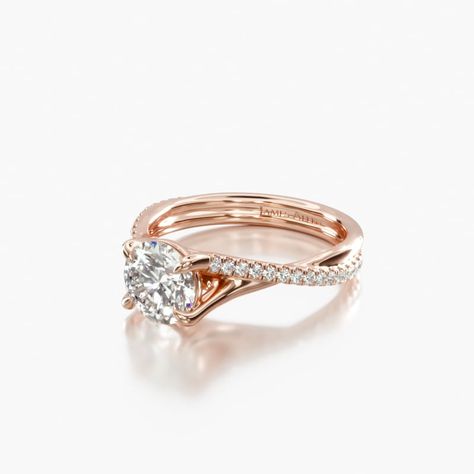 Gemstone Engagement Rings | JamesAllen.com Thick Band Engagement Ring, Gold Band Engagement Rings, Pink Sapphire Ring Engagement, Ring Cuts, Contemporary Engagement Rings, Elongated Cushion, Ring Inspo, Jewelry Design Inspiration, Engagement Sets