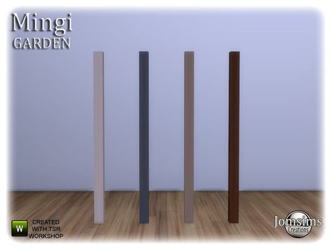 Pillar Cc Sims 4, Sims 4 Pillar, Living Room Sims 4, House Columns, Columns Decor, Sims 4 Clutter, Garden Coffee Table, Wallpaper Stickers, Vintage Tools