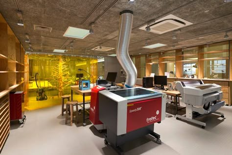 Makerspace Design, Robotics Lab, Idea Lab, Maker Labs, Innovation Hub, Laboratory Design, Fab Lab, Innovation Center, Lab Design