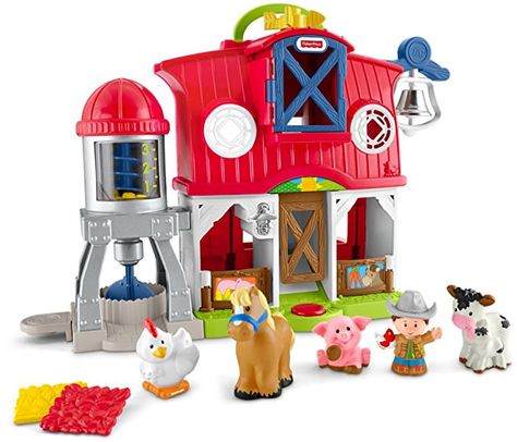 Fisher-Price Little People Caring For Animals Farm Playset Kids Personalized Gifts, Unique Gifts For Boys, Costume Box, Boys Christmas Gifts, Farm Play, Christmas Shopping Ideas, Bedtime Stories For Kids, Caring For Animals, Toddler Gift Ideas