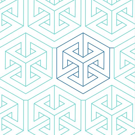 Geometric pattern art