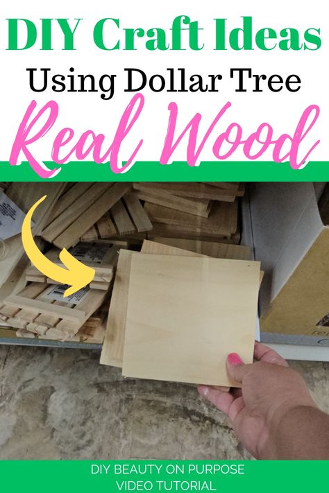 Crafts On Wooden Boards, Unfinished Wood Square Craft Ideas, Small Wood Plank Crafts, Wood Squares Crafts, Dollar Tree Square Wood Plank Crafts, Dollar Tree Wood Square Crafts, Small Wood Square Crafts, Dt Craft Ideas, Wood Square Crafts Diy Projects