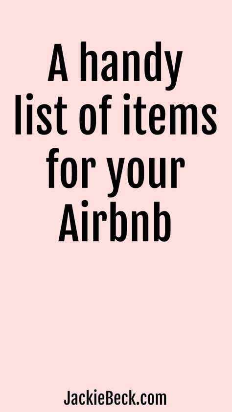 Things To Bring To An Airbnb, List Of Items Needed For Airbnb, Airbnb Stocking List, Airbnb Host Must Haves, Airbnb Packing List, Air Bnb Host Checklist, Airbnb Shopping List, Airbnb Checklist For Host, Air B&b Ideas