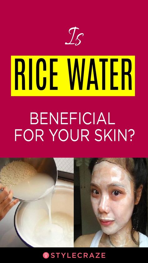 Is Rice Water Beneficial For Your Skin? #skincare Rice Water For Face, Rice Water Benefits, Rice Mask, Baking Soda Benefits, Cooking Rice, Beauty Hacks Skincare, Rice Water, Baking Soda Uses, Baking Soda Shampoo