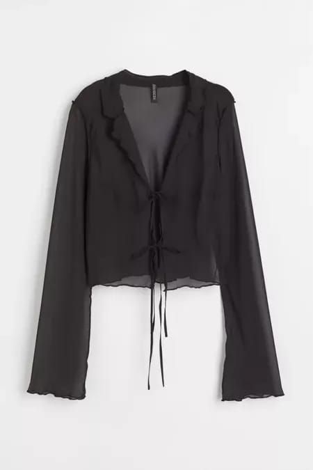 Inverted Body Shape, Black Chiffon Blouse, Short Blouse, Chiffon Tops Blouses, Chiffon Tank Tops, Chiffon Blouses, Short Blouses, Marvel Dr, Black Sheer Top