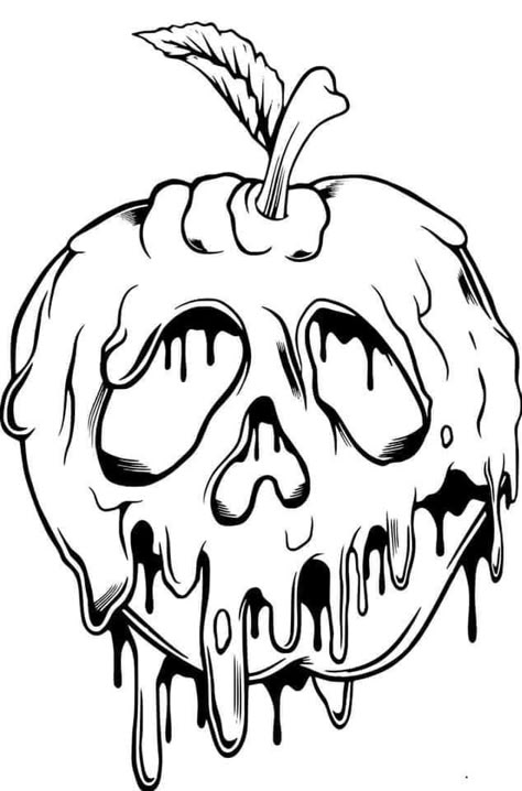 Easy Colouring Pages For Adults, Coloring Pages For Adults Halloween, Cute Horror Drawings Easy, Scream Movie Coloring Pages, Spooky Drawings Ideas, Spooky Coloring Pages Free Printable, Halloween Black And White Drawing, Halloween Coloring Pages Disney, Horror Coloring Pages For Grown Ups