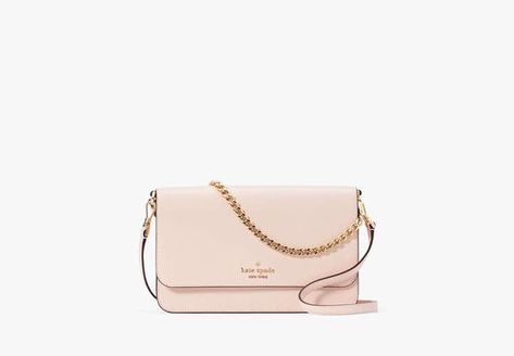 Kate Spade Madison Flap Convertible Crossbody, Conch Pink - Best Deals You Need To See Peg Hanger, Marie Antoinette Style, Kate Spade Outlet, Vanilla Latte, Logo Line, Xmas Presents, Face Cloth, Women Men Shoes, Marie Antoinette