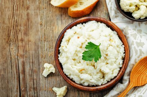 Cauliflower Recipes You'll Love | The Leaf Nutrisystem Blog Lectin Free Recipes, Gundry Recipes, Dr Gundry Recipes, Cauliflower Rice Easy, Low Carb Rice, Dr Gundry, Cauliflower Risotto, Lectin Free, Cauliflower Mashed Potatoes