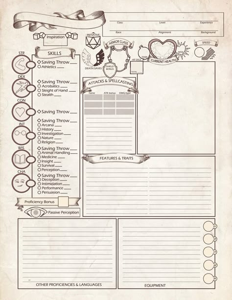 Character Sheet Template Dnd, Dnd Character Sheet Design, Dnd Character Sheet Printable Free, Dnd Character Sheet Template Free, Dnd Character Sheet Printable, Dnd Character Sheet Template, Custom Character Sheet, Dnd Character Sheets, Dnd Sheet