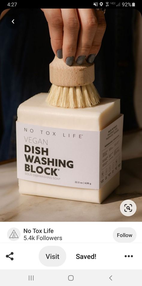 Dish Block, Savon Diy, Waste Free Living, Environmentally Friendly Living, Conscious Consumption, Dish Washing, Zero Waste Kitchen, Dishwasher Soap, Zero Waste Living