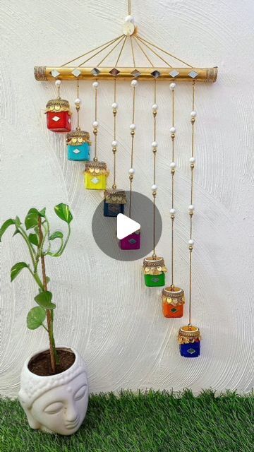 Poonam singh on Instagram: "Let's reuse waste paint bottles 🫙🫰🤩 . . . #reusebottle #diy #diyreels #diydecor #upcycle #trendingreels #artreels #artreelsofinstagram #emptybottles #upcycling" Waste Bottle Craft, Best Out Of Waste Ideas, Reuse Bottles, Paint Bottles, Wall Hanging Ideas, Krishna Love Quotes, Radha Krishna Love Quotes, Hanging Ideas, Best Out Of Waste