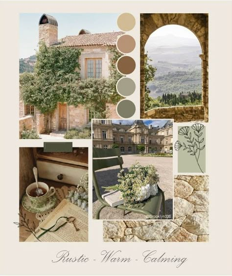 Tuscany Inspired Wedding Decor, Italian Mood Style, Tuscan Wedding Palette, Tuscan Mood Board, Toscana Interior Design, Mediterranean Color Palette Living Room, Tuscany Theme Wedding, Italian Design Interior Tuscan Style, Italian Wedding Colour Schemes