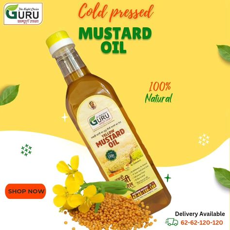 Wood Pressed Yellow mustard Oil Available. Colour Theory, Mustard Oil, Yellow Mustard, May 27, Ghee, Labour, Color Theory, Paneer, Indore