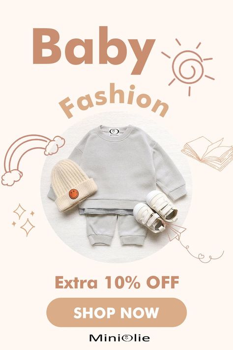 New styles are waiting for you. They've made it to the top for a reason. Baby Fashion Trends, Baby Ads, Social Media Branding Design, Baby Elefant, Baby Bling, Baby Trend, Baby Style, Clothing Photography, Kids Logo