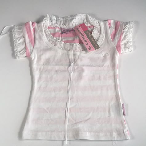 New Shirt Drom European Brand S.Company. Euro Size 92/98 Us Size 2/3 T Pastel Pink Fashion, Cute Pink Shirts, Cutecore Shirt, Kawaiicore Fashion, Cute Clothes Kawaii, Cutecore Clothes, Japanese Kawaii Fashion, Kawaii Shirt, Mcbling Fashion