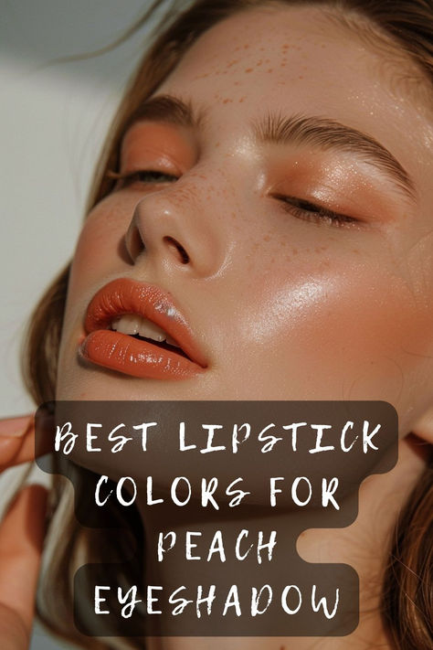 Struggling to match your lipstick with peach eyeshadow? Discover the best lipstick colors that complement peach eyeshadow beautifully. From nude tones to vibrant corals, these shades will enhance your makeup look. Click to see the perfect lipstick colors for peach eyeshadow! 💄✨ #MakeupTips #BeautyHacks #LipstickIdeas #MakeupInspo #BeautyTrends Peach Lipstick Makeup, Peachy Eyeshadow, Best Lipstick Color, Eyeshadow Ideas, Peach Lipstick, Peach Makeup, Orange Lipstick, Peach Eyeshadow, Perfect Lipstick