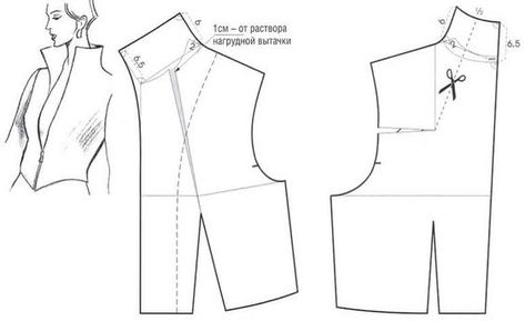 High Neck Collar Pattern, High Collar Pattern, Pola Jaket, Pola Blus, Neckline Pattern, Pattern Draping, Sewing Collars, Pattern Dress Women, Sewing Tutorials Clothes