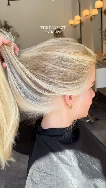 Blonde Hair Scandi Hairline, Scandinavian Roots Hair, Blonde Highlights With Scandinavian Hairline, Scandi Blonde Hairline, Blonde Hair With Scandinavian Hairline, Scandi Blonde Highlights, Blonde Scandinavian Hairline, Scandanavian Hair Line, Scandinavian Blonde Highlights