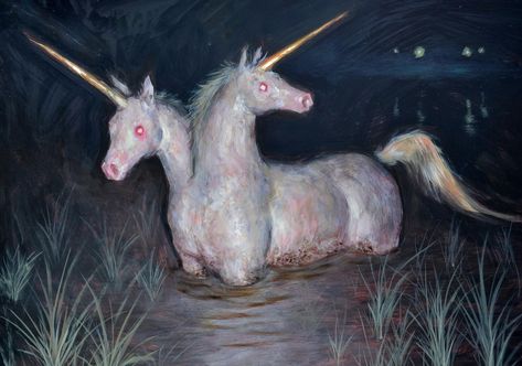 Unicorn Symbolism, Unicorn Aesthetic, Princess And Unicorn, Business Moodboard, Drawing Portfolio, Ap Drawing, Unicorn Painting, Fantasy Dolls, The Last Unicorn