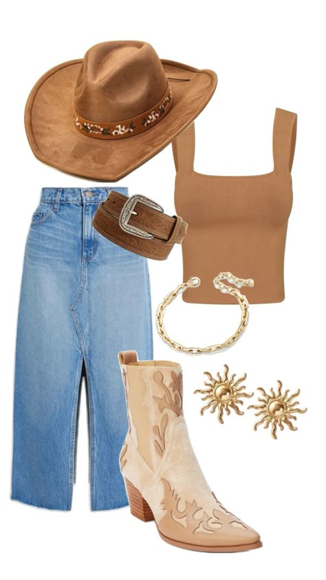 Cowgirl Boots Outfit, Look Boho Chic, Cowgirl Style Outfits, Country Style Outfits, Western Wear Outfits, Looks Country, Rodeo Outfits, Western Style Outfits, Nashville Outfits