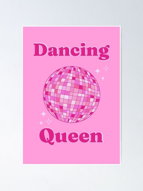 Poster, Art, illustration, dancing queen poster, dancing queen illustration, pink poster, pink illustration, pink gallery wall art,  disco ball poster, disco ball illustration, disco ball home decor, disco ball gallery art,  disco poster, disco illustration,  slay poster, slay illustration, groovy poster, groovy illustration, groovy decor, groovy gallery art, funky poster, funky decor, funky illustration, festive poster, festive illustration, festive, bold poster, 70s poster, 80s poster, pride Dancing Queen Painting, Slay Illustration, Dancing Queen Poster, Disco Ball Vector, Slay Poster, Disco Ball Home Decor, Disco Ball Home, Disco Illustration, Abba Poster