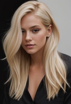 Vanilla Blonde, Blonde Hair Inspiration, Blonde Hair Looks, Long Blonde, Long Blonde Hair, American Beauty, Hair Envy, 인물 사진, Blonde Balayage