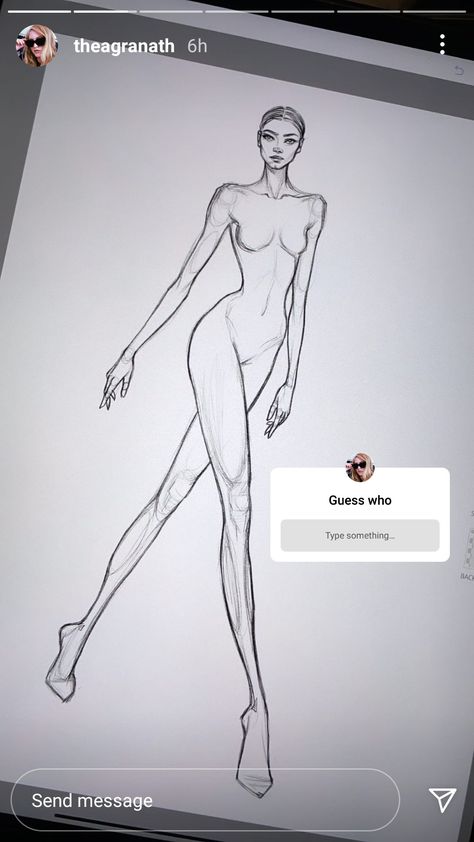 Croque Poses, Drawing Models Poses Sketch, How To Draw Models Fashion Sketch, Model Drawing Poses Fashion Sketches, Fashion Body Sketch, Fashion Illustration Portfolio, Fashion Illustration Template, Fashion Sketchbook Inspiration, Fashion Illustration Poses