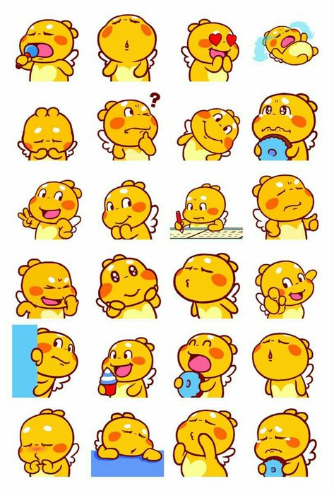 Messenger Stickers, Camera Clip Art, Emoji Characters, Emoji Design, Emoji Stickers, Iphone Wallpaper Girly, Chibi Drawings, Kawaii Doodles, Mascot Design