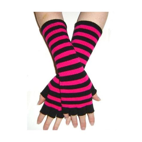 Black and Pink Stripe Emo Long Fingerless Gloves ($8.66) ❤ liked on Polyvore featuring accessories, gloves, luvas, long gloves, striped gloves, long fingerless gloves, striped fingerless gloves and fingerless gloves 2000s Items, Striped Fingerless Gloves, Scene Clothes, Striped Gloves, Long Fingerless Gloves, Black And Hot Pink, Gloves Long, Gloves Fingerless, Black White Outfit