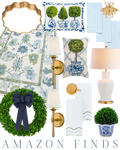 Grandmillenial Living Room, Green Office Decor, Preppy Living Room, Coastal Chinoiserie, Green And White Bedroom, Grand Millennial Decor, Millennial Style, Navy Living Rooms, Grandmillenial Style