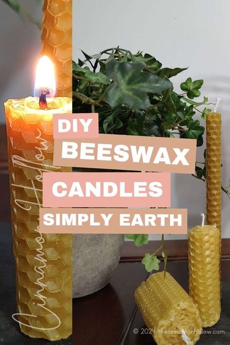 DIY Beeswax Candles: See How We Made 5 Adorable Beeswax Candles https://thecinnamonhollow.com/we-made-our-own-diy-beeswax-candles/ #beeswax #beeswaxcandles #simplyearth #simplyearthambassador #seambassador #candles #diycandles #essentialoils Rolled Beeswax Candles Ideas, Herb Diy, Rolled Beeswax Candles, Beeswax Candles Diy, Diy Candle Making Kit, Simply Earth, Beeswax Taper Candles, Essential Oils Blends, Beeswax Tapers