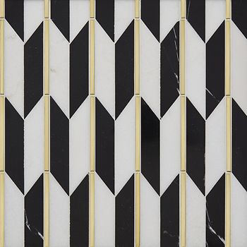 Art Deco Bathroom Tile, Bar Tile, Art Deco Floor, Art Deco Kitchen, Art Deco Tiles, White Tile Backsplash, Gold Tile, Tiles Ideas, Art Deco Bathroom