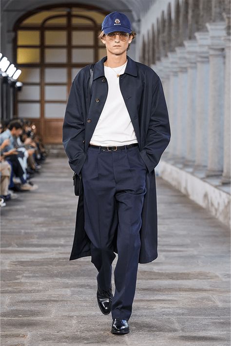 Mens Street Style Spring, Mens Runway Fashion, Elevated House, Milan Fashion Week Runway, 2024 Menswear, Blazer Outfits Men, Man Outfit, Spring Outfits Men, Petite Sweaters