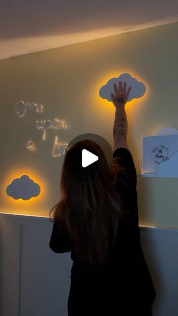 Cloud Lamp Diy, Diy Cloud Light, Making Clouds, Wall Lights Diy, Cloud Craft, Led Lighting Diy, Cloud Decoration, Cloud Lamp, Diy Clouds