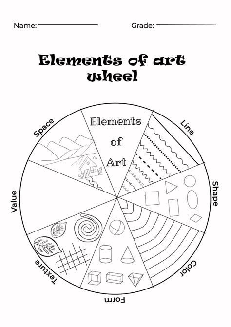 elements of art, elements of art projects, elements of art lines, elements of art space, elements of art texture, elements of art worksheet, elements of the art form, elements of art value, elements of art color, elements of art and principles of design, elements of art activity, elements of art artwork, elements of art worksheet, 7 elements of art, elements of art for kids, elements of art wheel, elements of art handout, art worksheet, art worksheet for kids, 7 elements of art worksheet 7 Elements Of Art, The Elements Of Art, Elementary Art Classroom, Art Handouts, Elementary Art Rooms, High School Art Projects, Middle School Art Projects, Classroom Art Projects, Art Basics