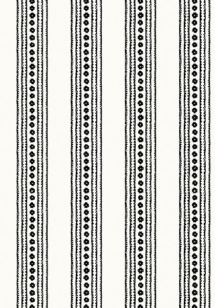 Black And Cream Wallpaper, Construction Wallpaper, Mirror Pattern, Thibaut Wallpaper, Stripes Pattern Design, Feature Wallpaper, Textile Prints Design, Black Room, Textile Pattern Design