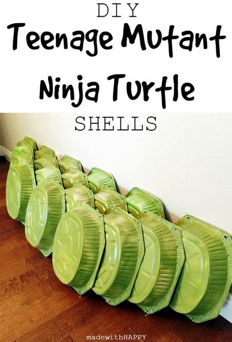 Ninja Turtle Shell, Tmnt Birthday Party, Ninja Turtle Shells, Diy Ninja, Ninja Turtle Theme, Mutant Ninja Turtles Party, Turtle Shells, Ninja Turtle Costume, Turtle Birthday Parties