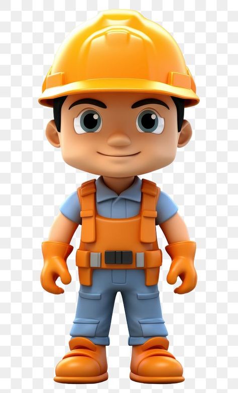 Basic Electrical Wiring, Bob The Builder, Construction Birthday, Png Text, Digi Stamps, Cricut Creations, 3d Rendering, 3d Illustration, Hard Hats